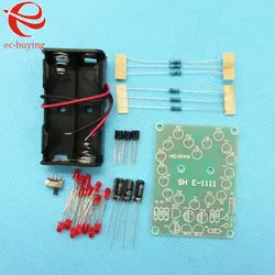 Сердце циркуляции модуль 18 Красный светодиод электронных компонентов DIY Kit мигающий свет ручной сварки практика с Батарея случае