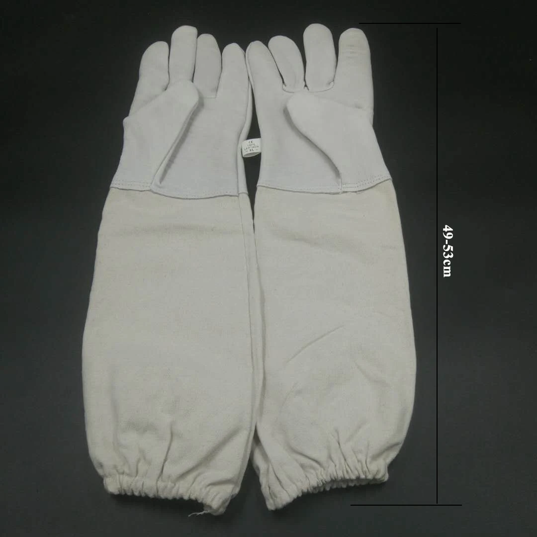 1 пара улей перчатки Пчеловодство овчина guantes apicultura guantes de colmena luvas de colmeia пчелиная защита домашнее оборудование