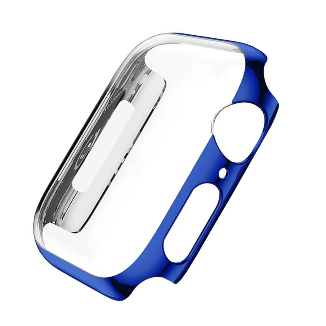 Screen Protective Case for Apple Watch Series 3/4 iwatch band 38mm/40mm/42mm/44mm Shatter-Resistant Shell Frame Protector