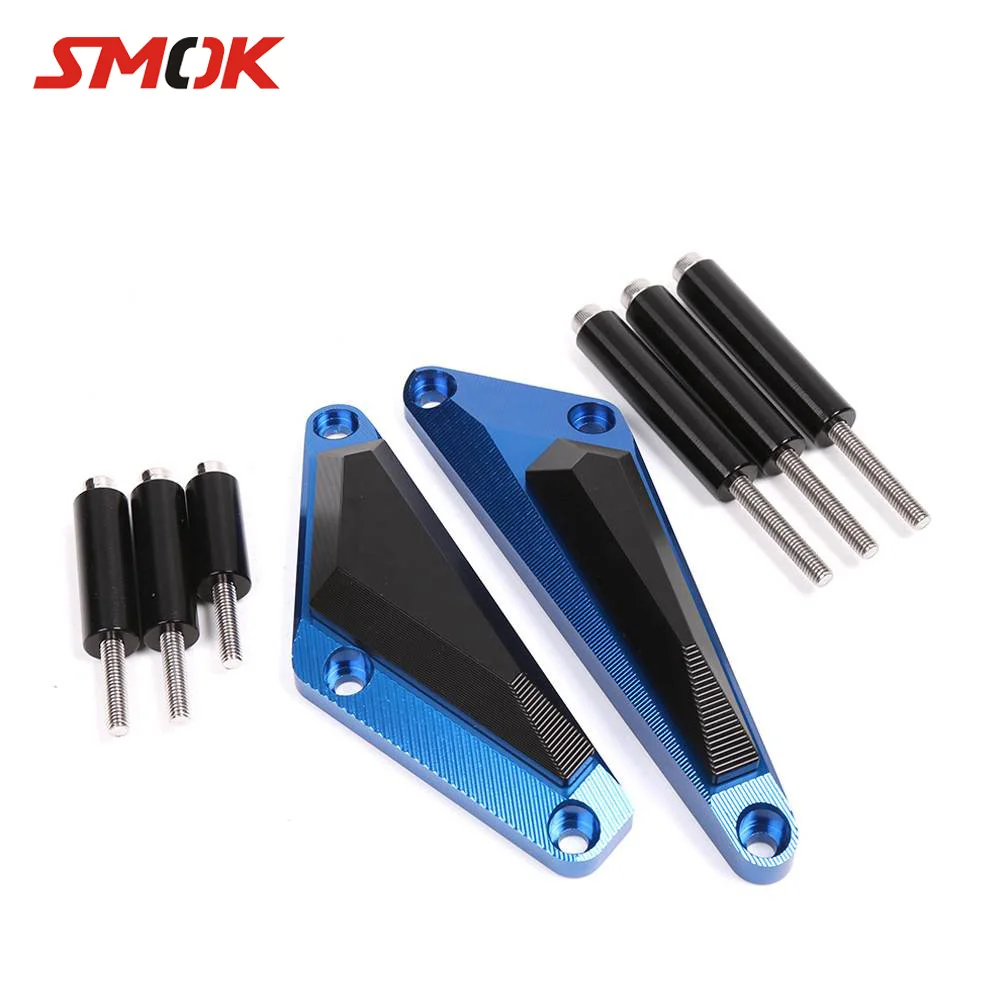 Алюминиевая левая и правая рамка SMOK для мотоцикла с ЧПУ Слайдеры двигателя