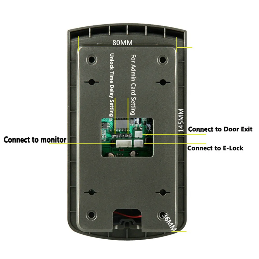 MAOTEWANG 7 "Цвет видео домофон Системы с 1 белый монитор 2 RFID Card Reader HD дверной звонок 1000TVL камера