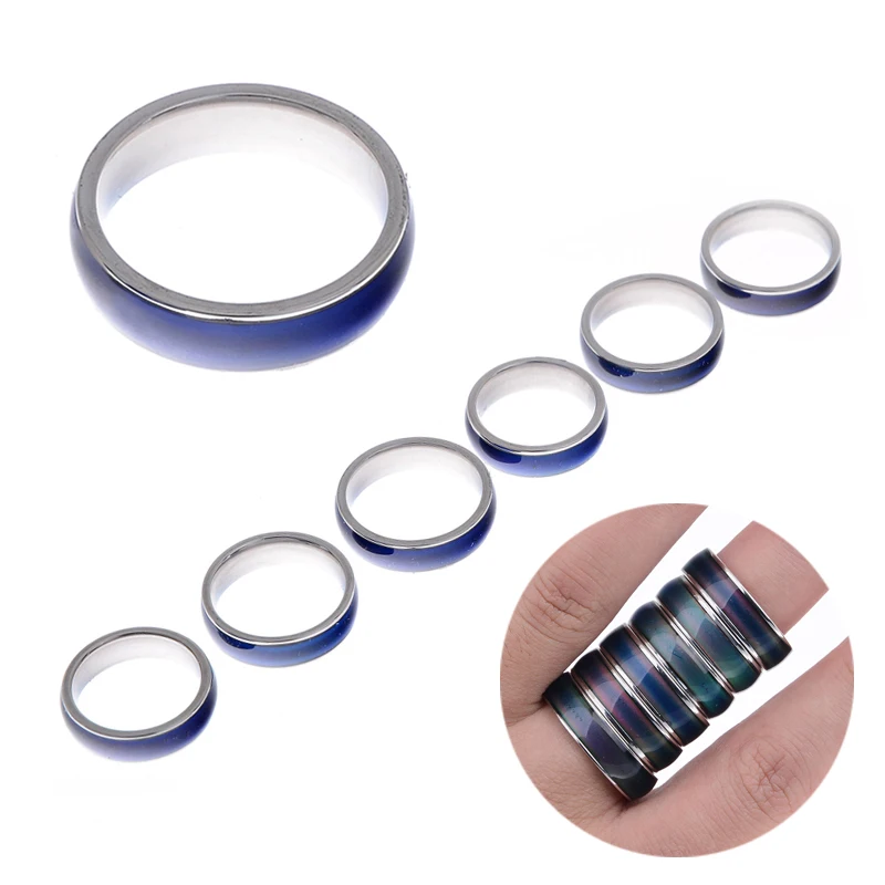 1pc Amazing Mood Ring Emotion Feeling Color Change Adjustable Ring Jewelry Gift