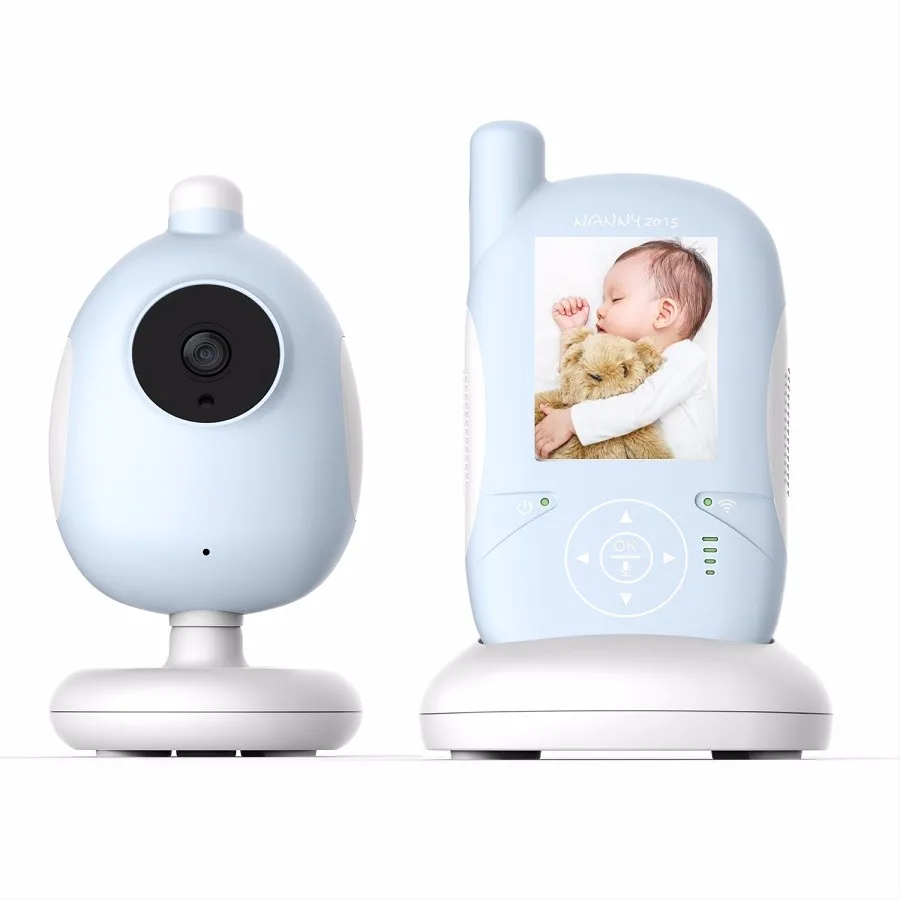 BabyKam 2,4 дюймов Беспроводной Детский монитор ночного видения няня, Безопасность Детская камера контроль температуры Babyphone видеокамера
