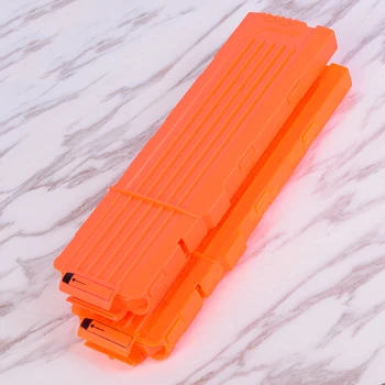 

EHBqna 18 Reload Clip Round Darts Replacement Plastic Toy Gun Soft Bullet Clip Party Game Role Play Gift New Wholesale Hot
