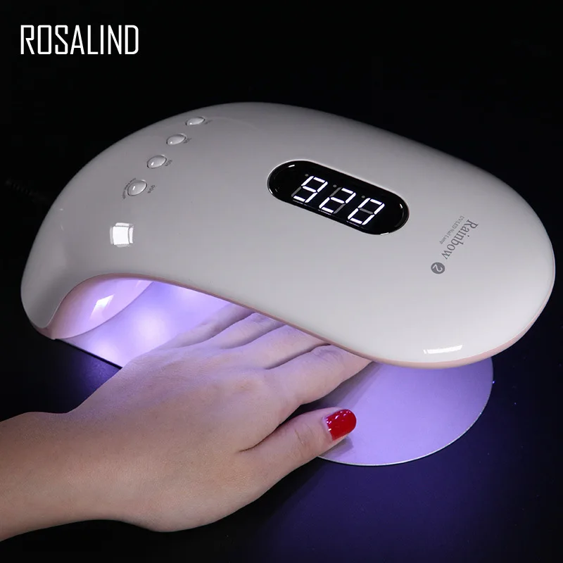 

ROSALIND Nail Dryer UV LED Nail Lamp Gel Polish Curing Lamp for All Types Gel Carry Mini Light Therapeutic Lamp with You