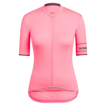 

MIMRAPRO Women Short Sleeved RED Cycling Jerseys Maillot Ciclismo MTB/Road Bike Clothing/Bicycle Clothes Tight Quick-drying02-22