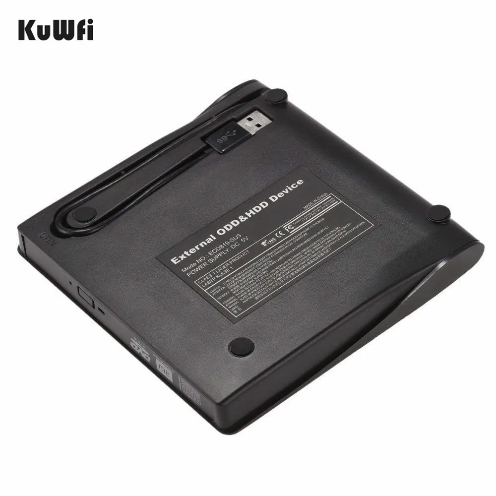 Матовая портативная внешняя DVD горелка с USB 3 0 плеером записывающим устройством