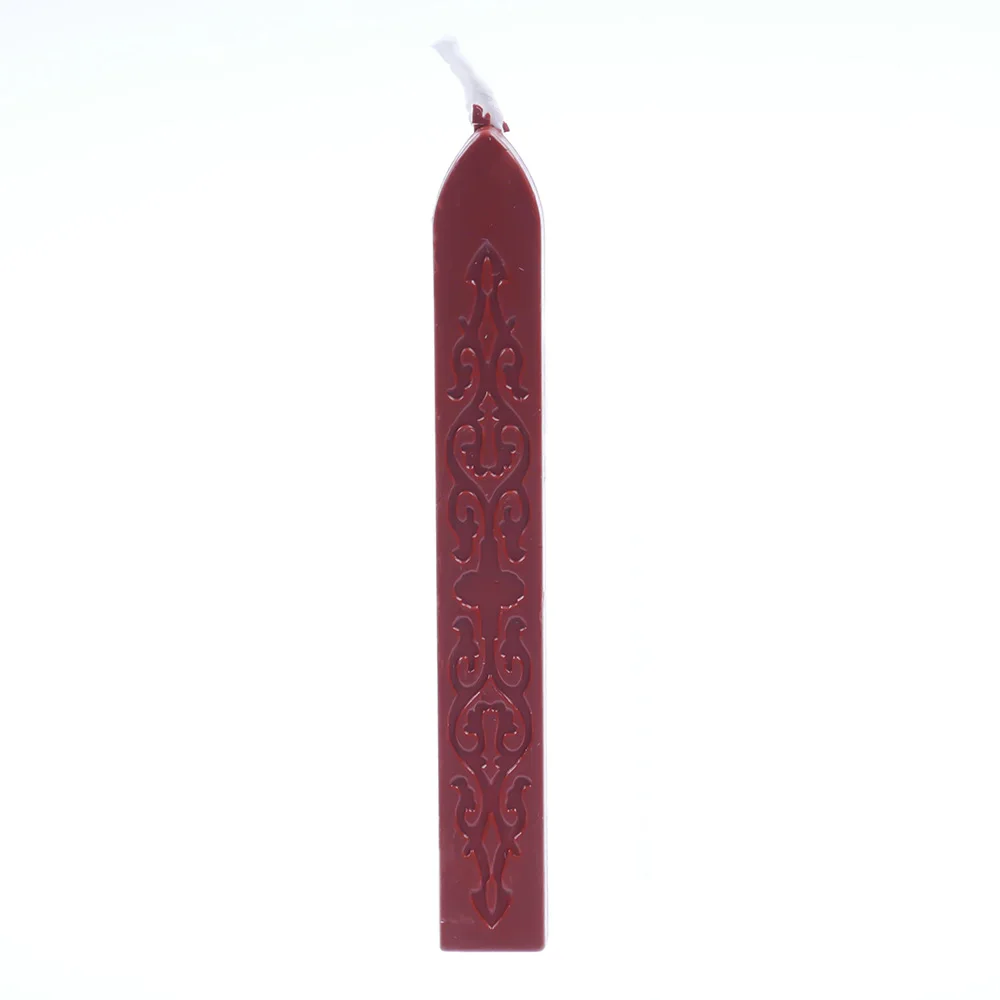 Традиционный шнур фитиль Винтаж герметизирующий Материал палочки для документов конверт Приглашения 12 Цветов штампы для скрапбукинга герметизирующий материал - Цвет: dark red