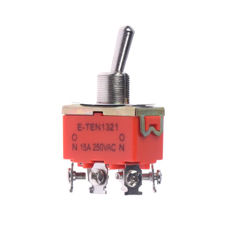 Новый DPDT ВКЛ/вкл 2 положения 6 винтовой клеммный переключатель переменного тока 250 В 15А контроллер двигателя домашний переключатель