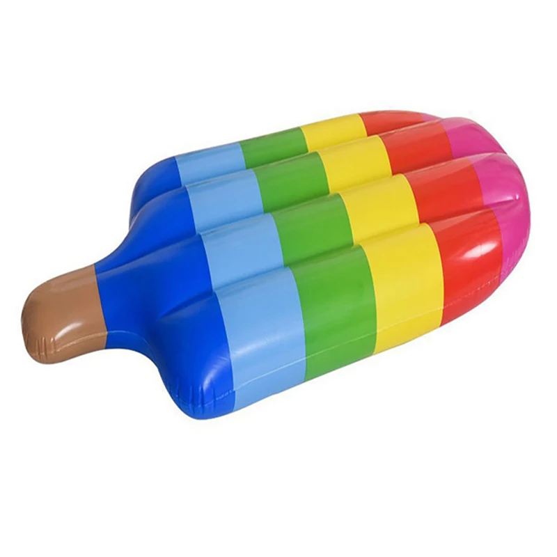 140*65 см многоцветные надувные матрасы для плавания ПВХ плавучий плот мороженое плавательный бассейн надувной матрас забавная игрушка для воды