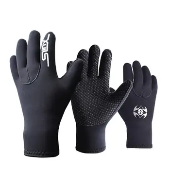 

Diving Gloves Neoprene Wetsuits Five Finger Gloves 3MM Anti Slip Flexible Thermal Material for Snorkeling Swimming Surfing
