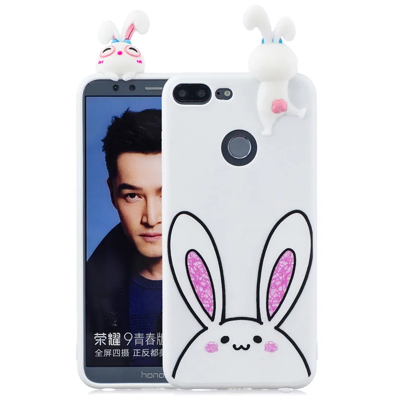 FLYKYLIN мультяшный чехол для телефона Huawei Honor 9 Lite 7X 3D кукла игрушки мягкие
