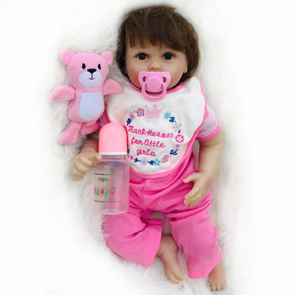 2019 самые популярные игрушки bebe Reborn Baby 50 см реалистичные силиконовые детские