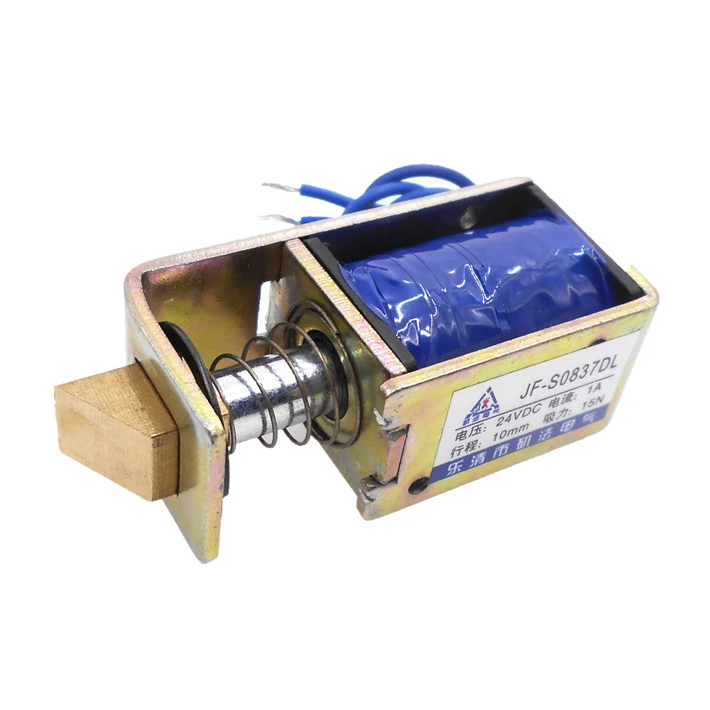 

JF-S0837DL Frame type lock electromagnet Safe for automatic change Suction 15N 12V 24V