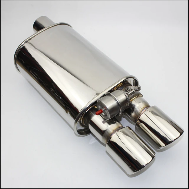 Universal Stainless Steel Muffler - 2.5 Inlet/2.5 Outlet– Ace Race Parts