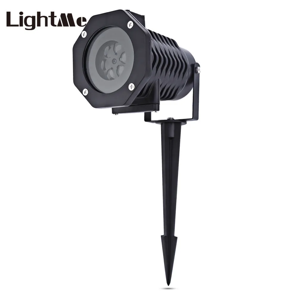 

ON SALE Lightme Multicolor LED Projector Lamp Waterproof Rotating Lights 10PCS Switchable Pattern Lens Christmas Laser Projector