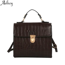 Aelicy модная Женская высокая сумка под крокодилью кожу дикие сумки через плечо женские сумки-мессенджеры сумочка; сумочка на цепочке кожа