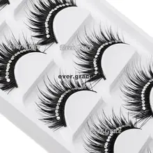 ICYCHEER 5 пар Макияж алмазные ресницы ручной работы ультра длинные густые ресницы вечерние салоны