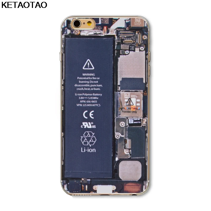 KETAOTAO камера старый телефон 3310 Забавный чехол для телефона s для iPhone 4S 5C 5S 6 6S 7 8 Plus X Чехол кристально чистый мягкий TPU чехол s - Цвет: Серый