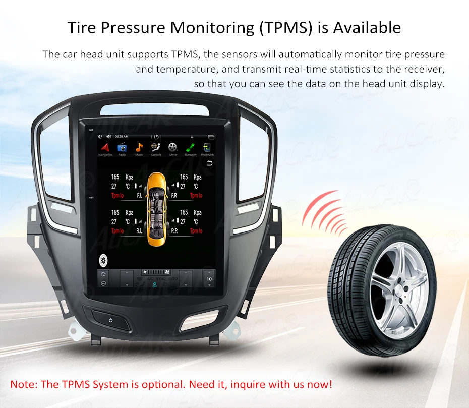 Sale Android 7.1 10.4" Tesla Style for Opel Insignia Buick Regal 2014 - Car GPS Mulltimedia Bluetooth Radio WIFI 4G Vertical Stereo 19