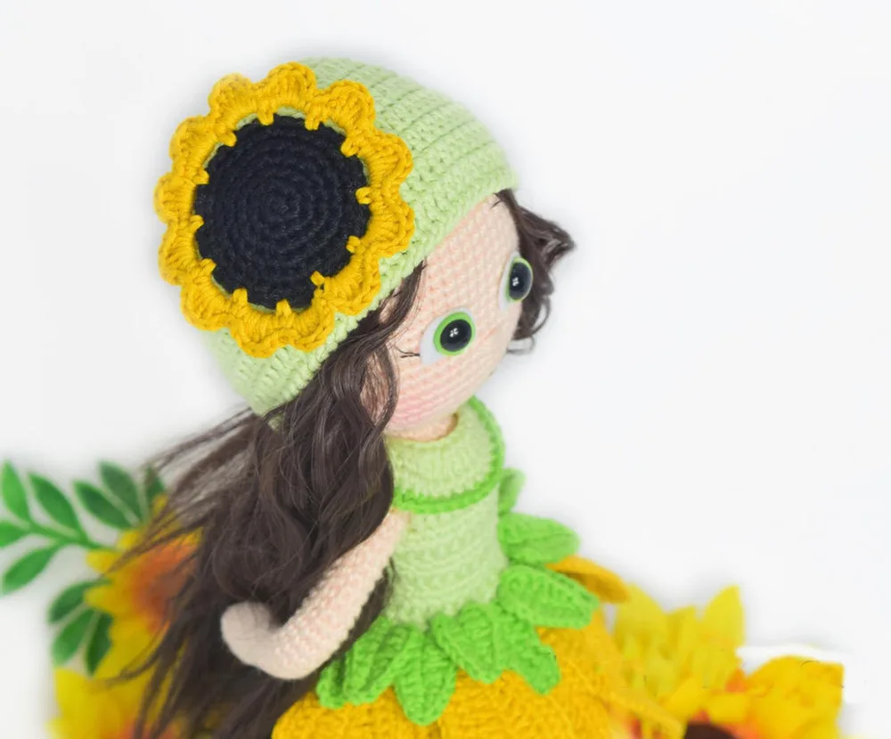 crochet toys amigurumi doll girl number WS0032