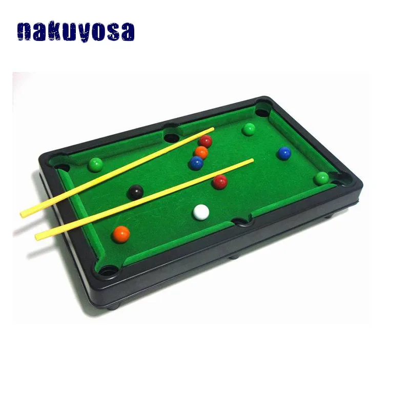 Children Simulation Green Velvet Table Snooker Game Toy Billiards Set Recreation Equipment Toy