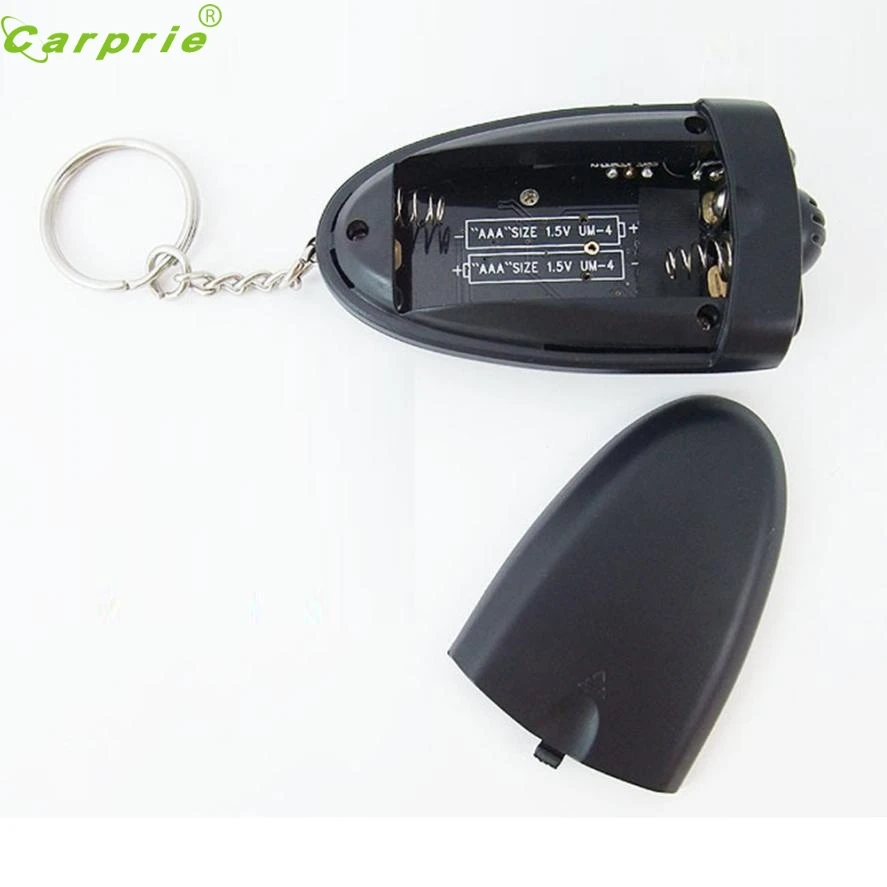 Carprie سيارة مفتاح سلسلة اختبار الكحول الرقمية الكحول اختبار الكحول التنفس تحليل جديد #0523