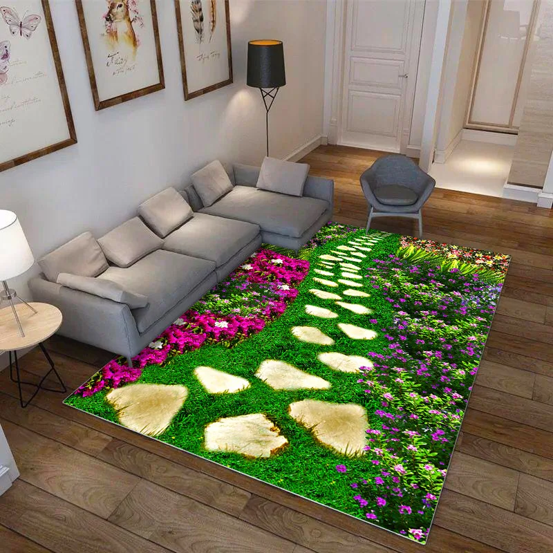 Новые Прихожая 3D коврики с принтом спальня гостиная чайный стол большая площадь кухонные Половики ванная комната противоскользящие прямоугольные коврики - Цвет: 9