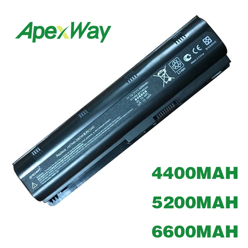 

ApexWay Battery for HP Pavilion dv4-4000 g6-1000 CQ42 NBP6A174B1 NBP6A175 NBP6A175B1 WD548AA HSTNN-Q61C HSTNN-Q62C HSTNN-Q63C