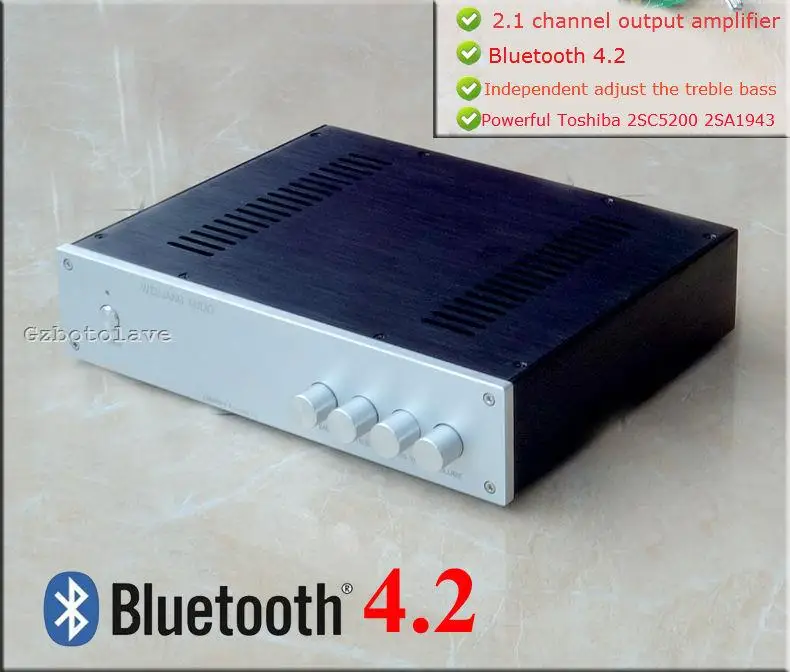 LM3886 2 1 канальный Bluetooth 4 HIFI усилитель мощности оригинальный 2SC5200 SA1942 power push 68 Вт * + 120