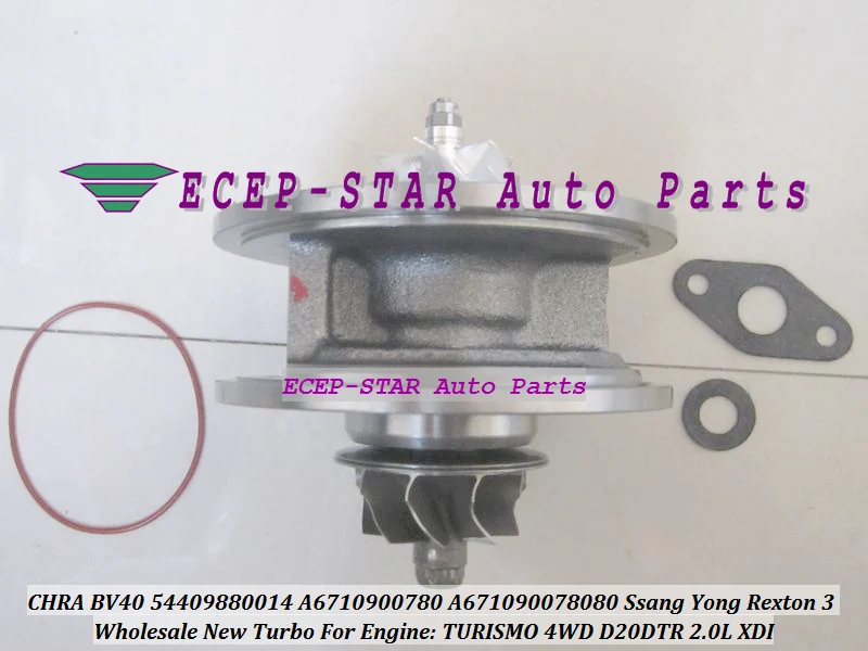 Turbo Cartridge CHRA BV40 54409880014 54409700014 A6710900780 A671090078080 For Ssang Yong Rexton 3 TURISMO 4WD D20DTR 2.0L XDI (3)