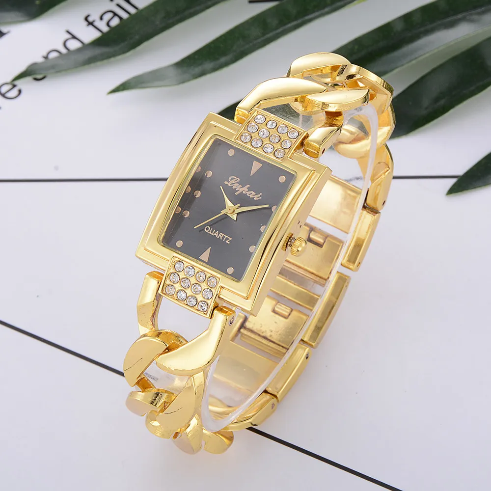 Новые кварцевые часы для женщин Vente Chaude De Mode De Lux Femmes Montres Femmes браслет Montre часы Femme Relogio Прямая поставка - Цвет: c