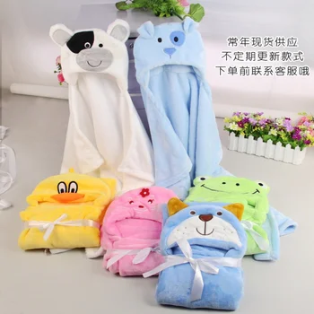 

96*76cm Baby Boy Girl Blankets Newborn Cotton Bath Towel Cloak Swaddles Kids Baby Cartoon Soft Autumn Winter Infant Blanket