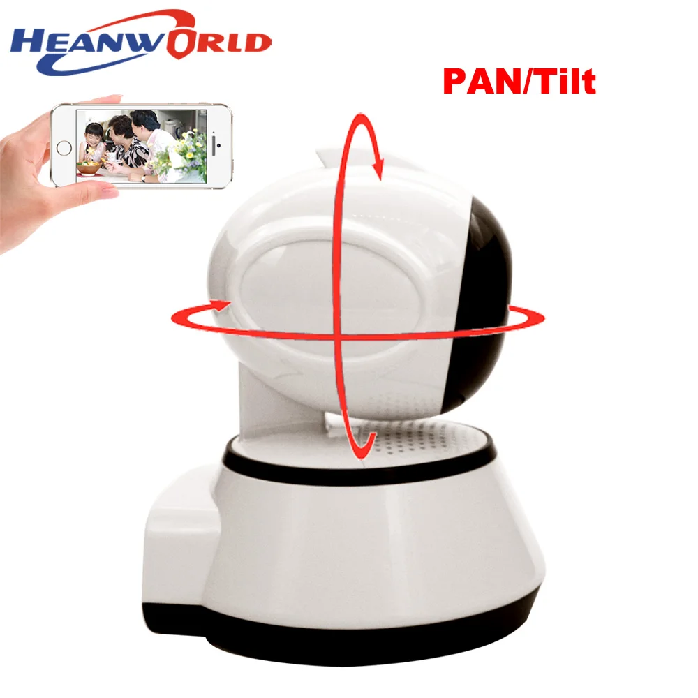 IP камера Heanworld 720P HD Беспроводная с функцией ночной съемки|wifi baby monitor|plug and playhd ip |