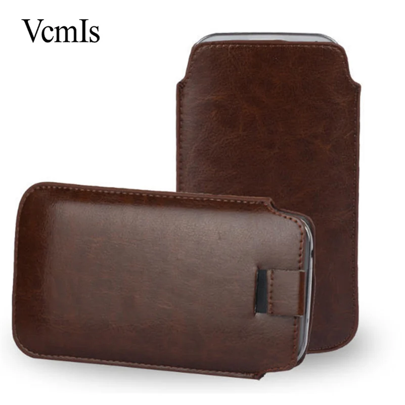 

Fashion PU Leather Pull Tab Sleeve Pouch for Infinix Note 5 Stylus X605 Mobile Phone Cases Bag Universal Full Protective Pouch