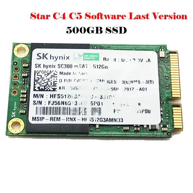 

RIOOAK Mini SSD MB SD Connect Compact Star C4 C5 Full Software Last Version 2019.05 Work For Tablet Only SSD 500G