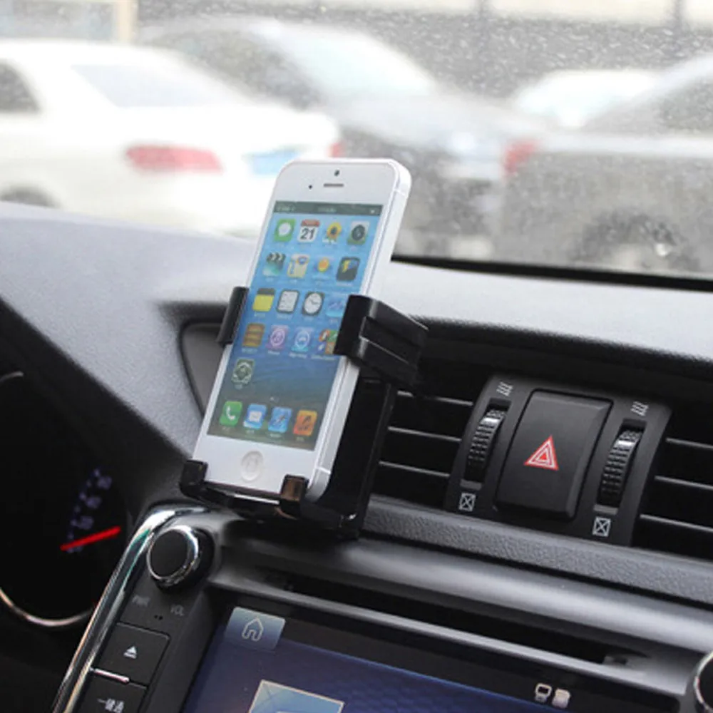 

Car Accessories Universal Plastic Air Vent Mount Cooling Car Phone Holder For Iphone Samsung Stand Support Mobile Cell Phone GPS