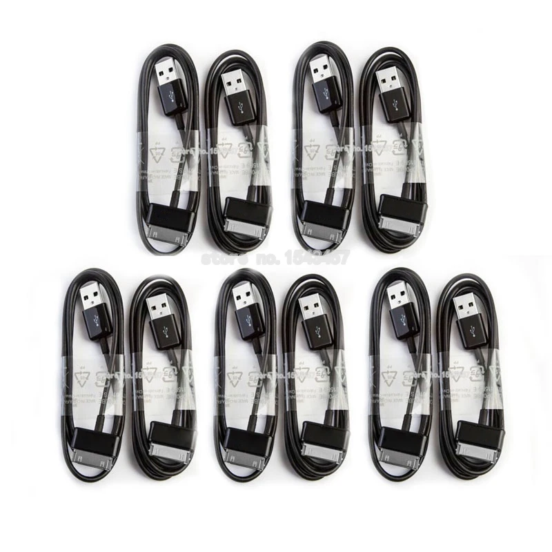 

10pcs/lot USB Data Sync Charger For Samsung Galaxy Tab 2 Tablet 7" 8.9" 10.1" P5100 P6800 P1000 P7100 P7300 P7500 Tablet cable