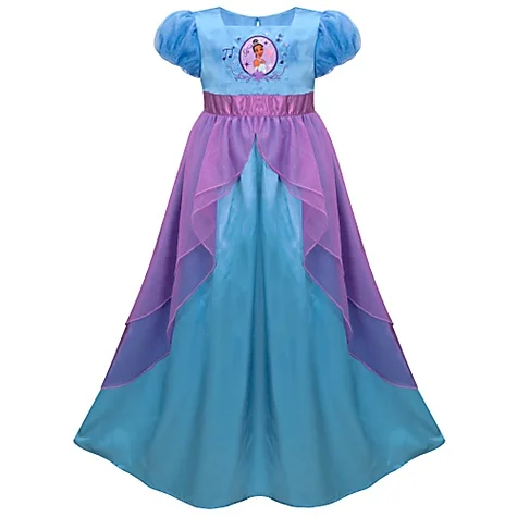 Blue frog princess one piece female child sleepwear lounge child formal dress