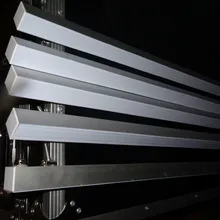 1 м WS2812B DC5V жесткий бар; молочный ПК крышка; Размер: 30 мм* 30 мм; 60 светодиодов WS2812B, 60 пикселей; адресуемый