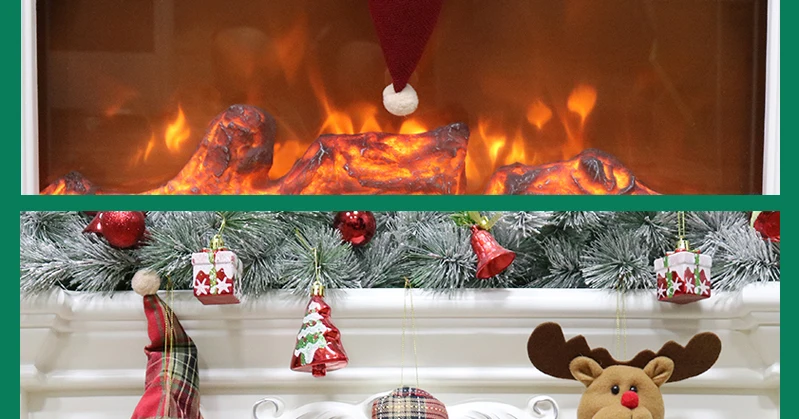 Рождественский подарок мешок рождественские украшения Санта Клаус Снеговик конфеты сумки Navidad рождественские украшения дома вечерние фестиваль орнамент