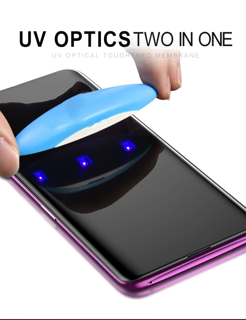 Нано жидкое ультрафиолет закаленное стекло для samsung Galaxy S8 S9 Plus S7 Edge Защита экрана для samsung Note 8 note9 S10 lite