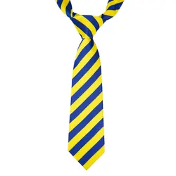 Hi-Tie 6 см Детский галстук Шелковый желтый Мальчики Студенты Детский костюм галстук маленький Галстуки для колледжа детская одежда школьная