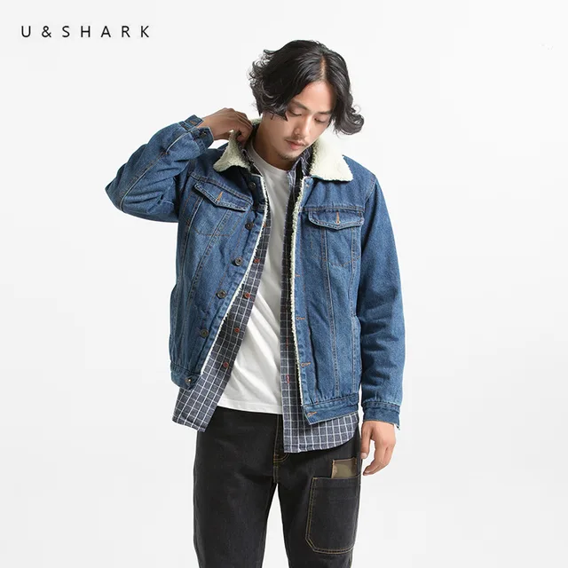 Shark Uomo Jeans Giacca 2017 U Inverno Di Cappotti Casual amp; YqwT5T0