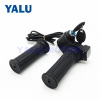 Waterproof E-Bike Electric Twist Throttle with LED Display Electric Scooter Handlebar Throttle Grips Bicycle Accessories 3