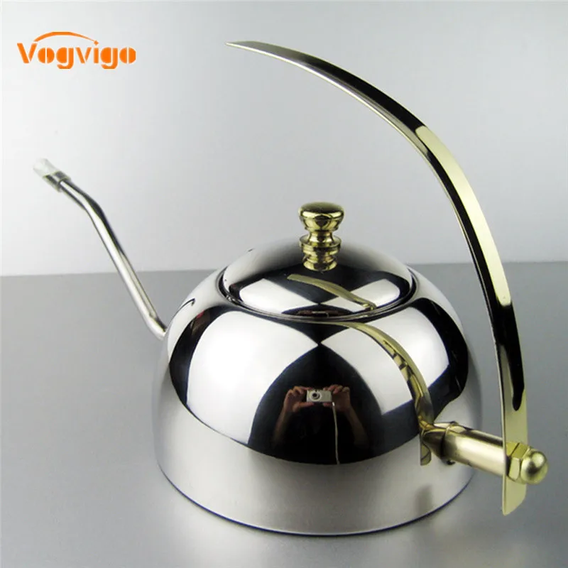 VOGVIGO Новое поступление 2017 года 0.6L 1.2L Нержавеющая сталь Кофе горшок польский полу