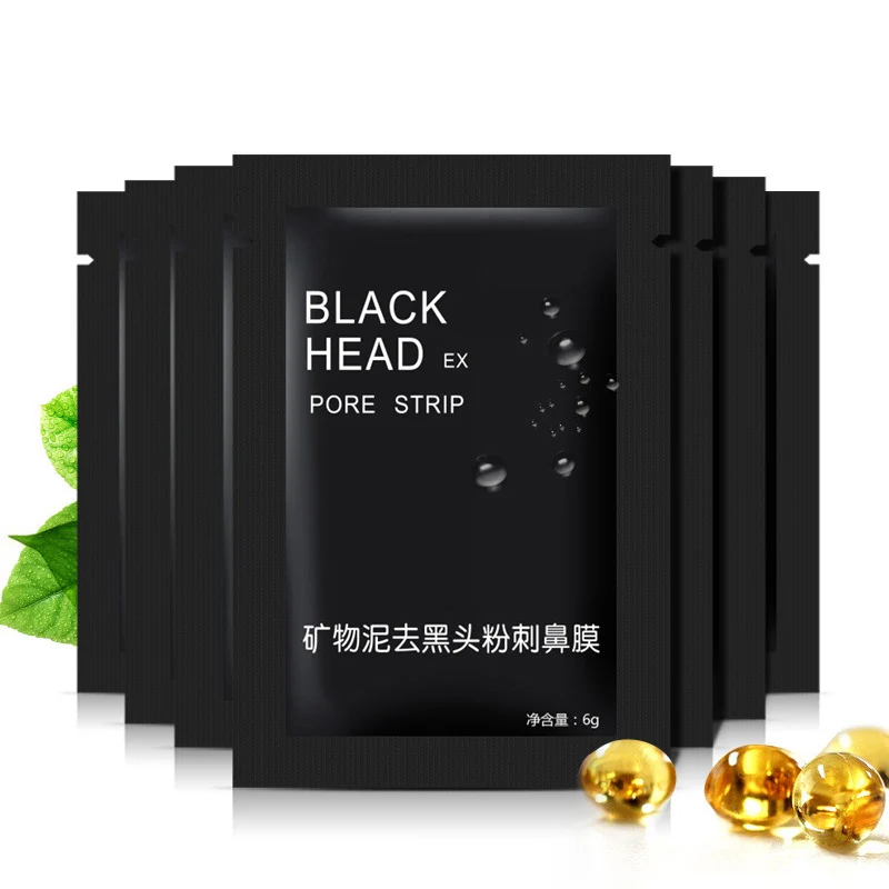 200 шт. маски для удаления черных точек на лице|black head|deep cleansing purifying peelblack mask pilaten |