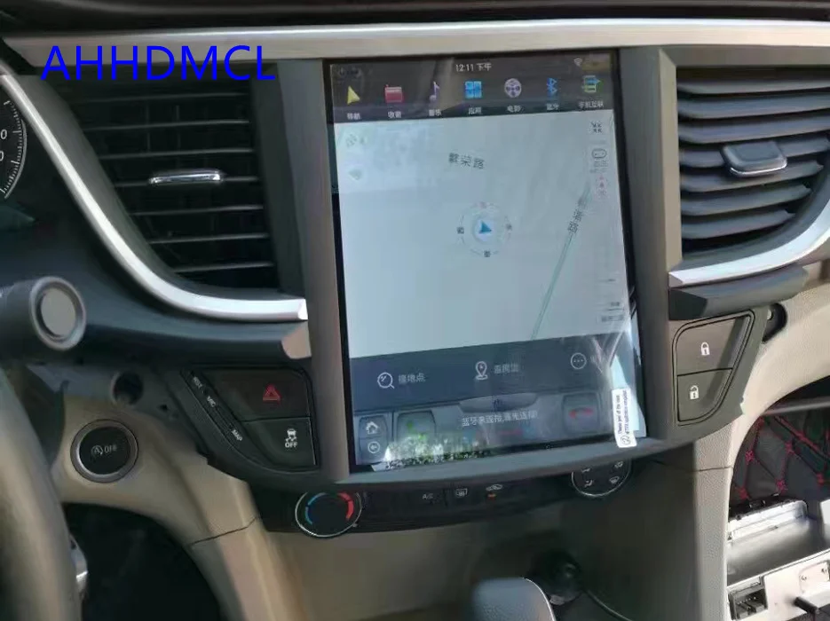 Автомобильный мультимедийный плеер Автомобильный ПК коврик Tesla стиль плеер Android 7,1 gps для Excelle для Opel Astra K