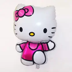 70 см воздушные шары hello kitty шар надувной фольги hellium mylar Hello Kitty на день рождения Свадебная вечеринка украшения шары