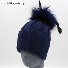 Брендовая Дизайнерская обувь меховая шапка с помпоном вязаная шапка Зима Головные уборы для мужчин и женщин теплая шерсть Oversize Gorros Skullies модная шапка шапки